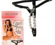 LOVERS THONG WITH BEADS WHITE