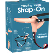 VIBRATING DOUBLE STRAP ON