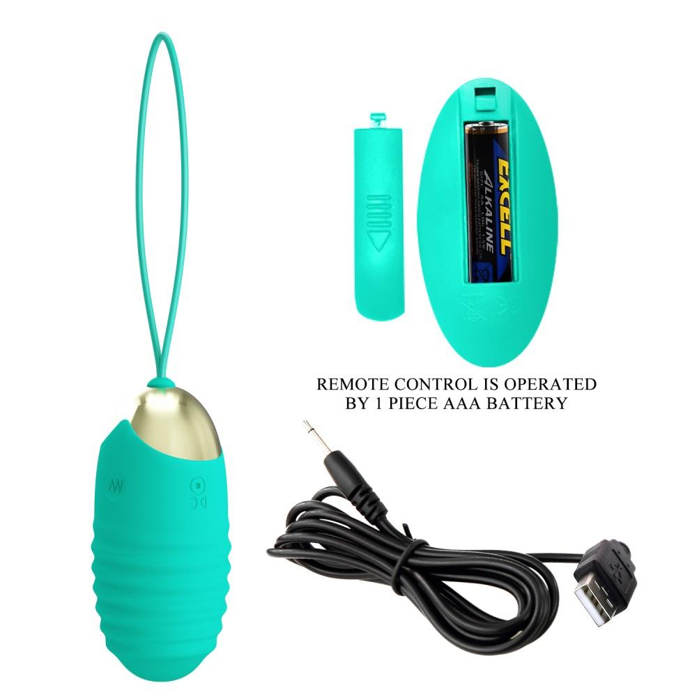 OVETTO VIBRANTE con telecomando multi-velocità GREEN JESSICA - immagine 5