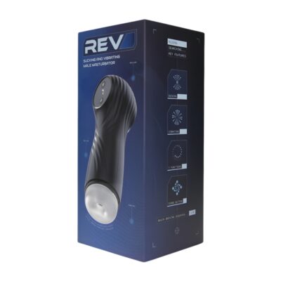 MASTURBATORE Rev Masturbatore maschile che succhia e vibra/rev sucking and vibration male masturbator - immagine 6