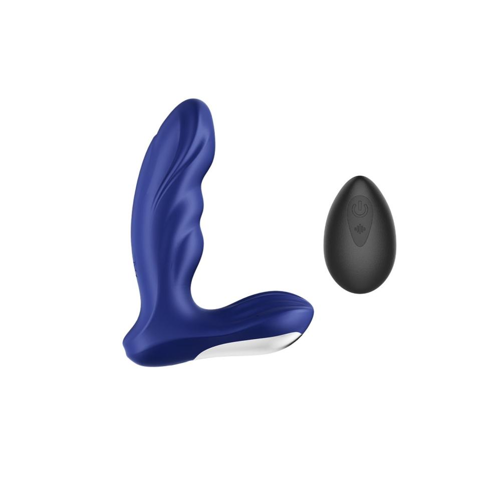 STIMOLATORE PROSTATICO VIBRATION -DUAL MOTOR BLUE-BEGINNER - immagine 3